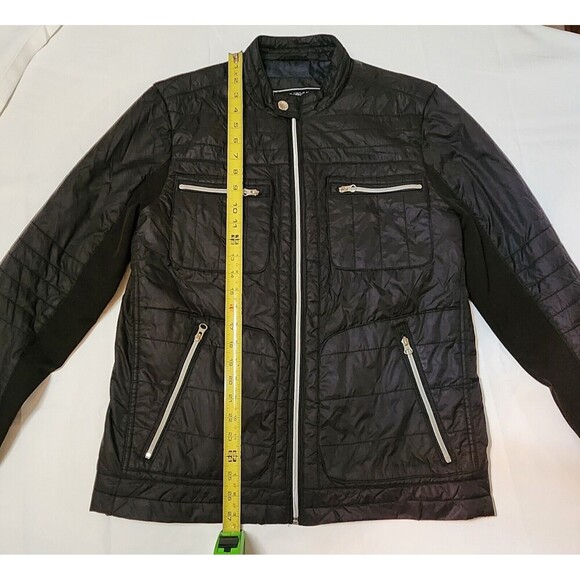 Buffalo David Bitton Men's Black Zip Up Jacket - Picture 5 of 9